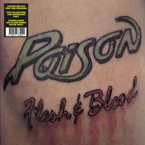 Poison - Flesh & Blood i gruppen VINYL / Metal,Pop-Rock hos Bengans Skivbutik AB (4221046)