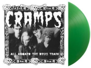 Cramps - All Aboard The Drug Train (Green) i gruppen VINYL hos Bengans Skivbutik AB (4221767)