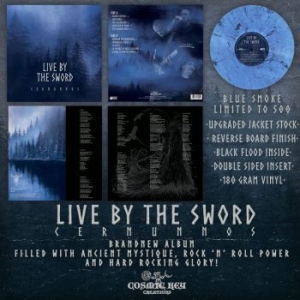 Live By The Sword - Cernunnos (Blue Smoke Vinyl Lp) i gruppen VINYL / Metal/ Heavy metal hos Bengans Skivbutik AB (4223711)