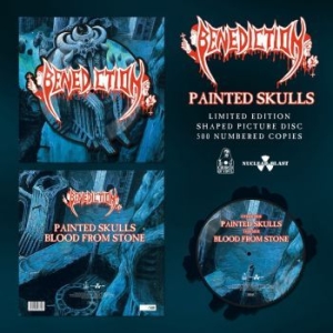 Benediction - Painted Skulls (Shaped Picture Viny i gruppen VINYL / Metal/ Heavy metal hos Bengans Skivbutik AB (4226856)