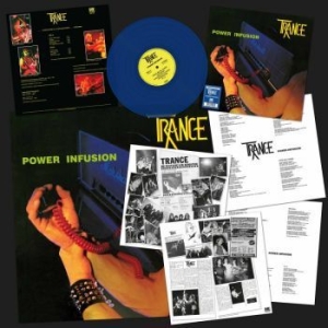 Trance - Power Infusion (Blue Vinyl Lp) i gruppen VINYL / Metal/ Heavy metal hos Bengans Skivbutik AB (4229864)