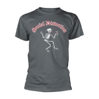 Social Distortion - T/S Grey Skelly Logo (S) i gruppen MERCHANDISE / T-shirt / Pop-Rock hos Bengans Skivbutik AB (4230316)