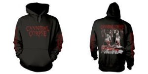 Cannibal Corpse - Hood -  Butchered At Birth (M) i gruppen MERCHANDISE / Hoodies / Metal hos Bengans Skivbutik AB (4230320)