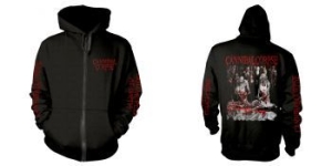 Cannibal Corpse - Zip-Hood -  Butchered At Birth (S) i gruppen MERCHANDISE / Hoodies / Metal hos Bengans Skivbutik AB (4230381)