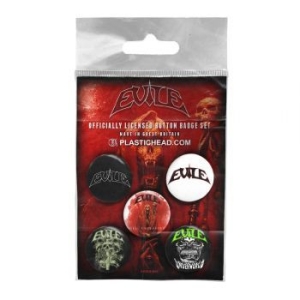 Evile - Button Badge Set i gruppen MK Export CDON Merch hos Bengans Skivbutik AB (4231134)