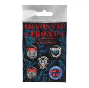 Agnostic Front - Button Badge Set i gruppen MK Export CDON Merch hos Bengans Skivbutik AB (4231135)