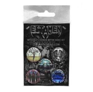 Testament - Button Badge Set i gruppen MK Export CDON Merch hos Bengans Skivbutik AB (4231139)