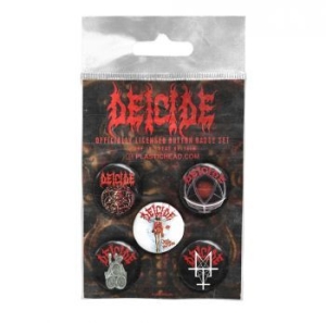 Deicide - Button Badge Set i gruppen MK Export CDON Merch hos Bengans Skivbutik AB (4231149)