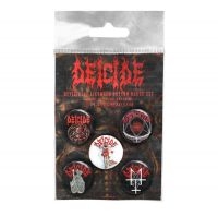 Deicide - Button Badge Set i gruppen MERCHANDISE / Merch / Metal hos Bengans Skivbutik AB (4231149)