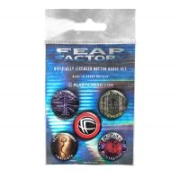 Fear Factory - Button Badge Set Albums 1992-2001 i gruppen MERCHANDISE / Merch / Metal hos Bengans Skivbutik AB (4231150)