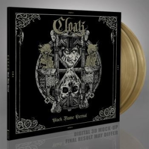 Cloak - Black Flame Eternal (2 Lp Gold Viny i gruppen VINYL / Metal/ Heavy metal hos Bengans Skivbutik AB (4233440)