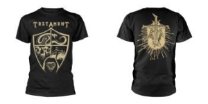 Testament - T/S Crest Shield (L) i gruppen Merchandise hos Bengans Skivbutik AB (4233446)