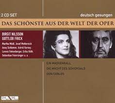 Birgit Nilsson - Gottlob Frick - Das Schönste Aus Der Welt Der Oper i gruppen VI TIPSER / Julegavetips CD hos Bengans Skivbutik AB (4234087)