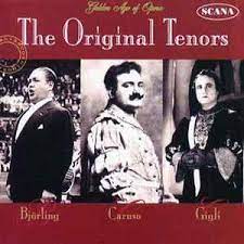 Original Tenors - Björling-Caruso-Gigli i gruppen CD / Klassisk,Pop-Rock hos Bengans Skivbutik AB (4234974)