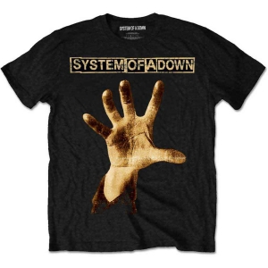 System Of A Down - Hand Uni Bl T-Shirt i gruppen MERCHANDISE / T-shirt / Metal hos Bengans Skivbutik AB (4235507r)