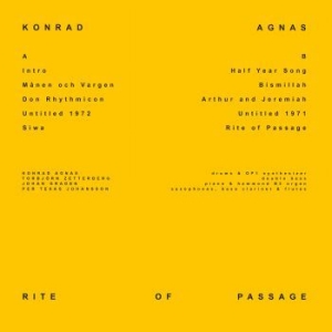 Agnas Konrad - Rite Of Passage i gruppen VINYL / Jazz/Blues hos Bengans Skivbutik AB (4236764)