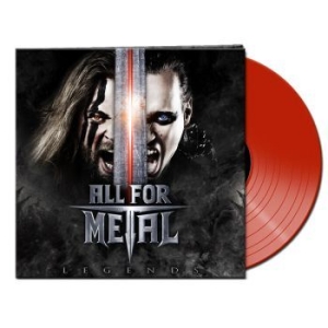 All For Metal - Legends (Red Vinyl Lp) i gruppen VINYL / Metal/ Heavy metal hos Bengans Skivbutik AB (4236768)