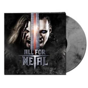 All For Metal - Legends (Silver Marbled Vinyl Lp) i gruppen VINYL / Metal/ Heavy metal hos Bengans Skivbutik AB (4236769)