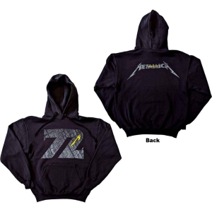 Metallica - 74 Seasons Charred Logo Bl Hoodie i gruppen MERCHANDISE / Hoodies / Metal hos Bengans Skivbutik AB (4236908r)