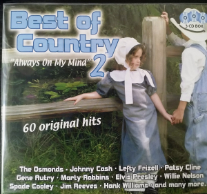 Best Of Country 2 - Always On My Mind - Willie Nelson Hank Williams Elvis Presley i gruppen CD / Country hos Bengans Skivbutik AB (4237840)