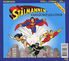 Stålmannen Cd Med Bok - Kampen Mot Lex Luthor i gruppen CD / BarnMusikkk,Pop-Rock hos Bengans Skivbutik AB (4237854)