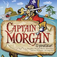 Captain Morgan - 12 Piratlåtar i gruppen CD / BarnMusikkk,Pop-Rock hos Bengans Skivbutik AB (4237911)