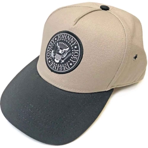 Ramones - Presidential Seal Sand/Bl Snapback C i gruppen MERCHANDISE / Merch / Punk hos Bengans Skivbutik AB (4238689)