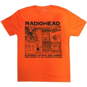 Radiohead - Gawps Uni Orange T-Shirt i gruppen MERCHANDISE / T-shirt / Pop-Rock hos Bengans Skivbutik AB (4238712r)