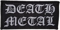 Death Metal - Patch Death Metal (4,8 X 9,9 Cm) i gruppen MERCHANDISE / Merch / Metal hos Bengans Skivbutik AB (4238926)