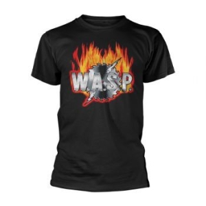 Wasp - T/S Sawblade Logo (L) i gruppen Merchandise hos Bengans Skivbutik AB (4239812)