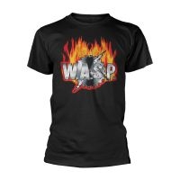 Wasp - T/S Sawblade Logo (M) i gruppen MERCHANDISE / T-shirt / Metal hos Bengans Skivbutik AB (4239813)