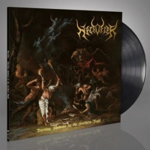 Necrofier - Burning Shadows In The Southern Nig i gruppen VINYL / Metal/ Heavy metal hos Bengans Skivbutik AB (4240815)