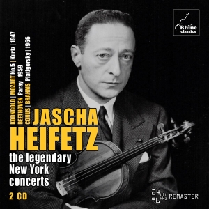 Jascha Heifetz - The Legendary New York Concerts i gruppen CD / Klassisk,Annet hos Bengans Skivbutik AB (4240849)