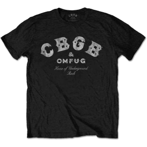 Cbgb - Cbgb Classic Logo Uni Bl T-Shirt i gruppen MERCHANDISE / T-shirt / Pop-Rock hos Bengans Skivbutik AB (4243565r)