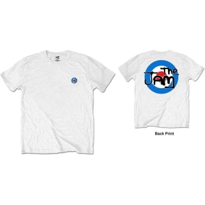 The Jam - F&B Packaged Spray Target Logo Uni Wht i gruppen MERCH / T-Shirt / Rockoff_Nya April24 hos Bengans Skivbutik AB (4243594r)