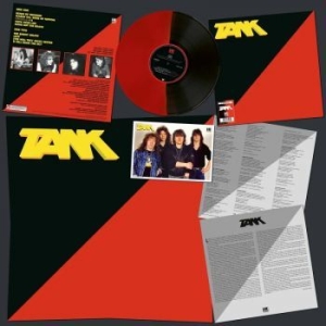 Tank - Tank (Black/Red Vinyl Lp) i gruppen VINYL / Metal/ Heavy metal hos Bengans Skivbutik AB (4245242)