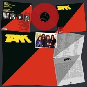 Tank - Tank (Red Vinyl Lp) i gruppen VINYL / Metal/ Heavy metal hos Bengans Skivbutik AB (4245243)