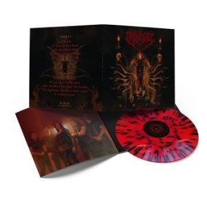 Okkultist - O.M.E.N. (Splatter Vinyl Lp) i gruppen VINYL / Metal/ Heavy metal hos Bengans Skivbutik AB (4245487)