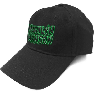 Marilyn Manson - Logo Bl Baseball C i gruppen MERCHANDISE / Merch / Metal hos Bengans Skivbutik AB (4249944)