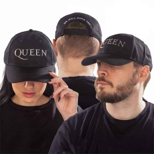 Queen - Sonic Silver Logo Bl Baseball C i gruppen MERCHANDISE / Merch / Pop-Rock hos Bengans Skivbutik AB (4249945)