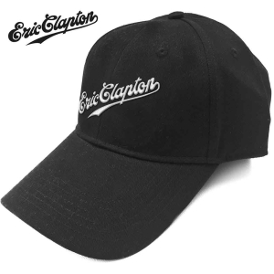 Eric Clapton - Script Logo Bl Baseball C i gruppen MERCHANDISE / Merch / Blues hos Bengans Skivbutik AB (4250246)