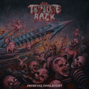 Torture Rack - Primeval Onslaught (Pink Splatter V i gruppen VINYL / Metal/ Heavy metal hos Bengans Skivbutik AB (4255638)