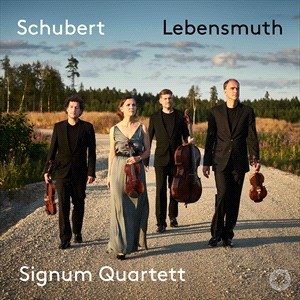 Signum Quartett - Schubert: Lebensmuth i gruppen VI TIPSER / Julegavetips CD hos Bengans Skivbutik AB (4255664)