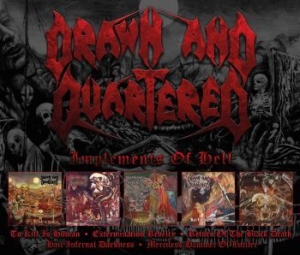 Drawn And Quartered - Implements Of Hell (5 Cd Box) i gruppen CD / Metal/ Heavy metal hos Bengans Skivbutik AB (4256064)