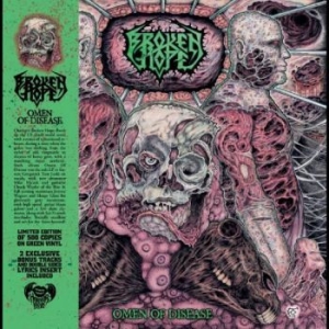 Broken Hope - Omen Of Disease (Green Vinyl) i gruppen VINYL / Metal/ Heavy metal hos Bengans Skivbutik AB (4256829)