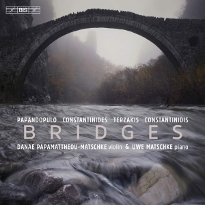 Constantinidis Dinos Constantinid - Bridges - Works For Violin & Piano i gruppen Musikk / SACD / Klassisk hos Bengans Skivbutik AB (4258213)