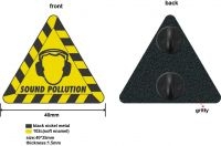 Sound Pollution - Pin - Logo (4Cm) i gruppen MERCHANDISE / Merch / Metal hos Bengans Skivbutik AB (4259484)