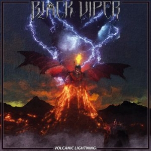 Black Viper - Volcanic Lightning (Blue Vinyl Lp) i gruppen VINYL / Metal/ Heavy metal hos Bengans Skivbutik AB (4260557)