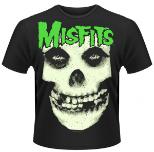 Misfits - T/S Glow Jurek Skull (M) i gruppen MERCHANDISE / T-shirt / Pop-Rock hos Bengans Skivbutik AB (4262916)