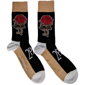 Tupac - Rose Uni Bl Socks (Eu 40-45) i gruppen MERCHANDISE / Merch / Hip Hop-Rap hos Bengans Skivbutik AB (4267736)